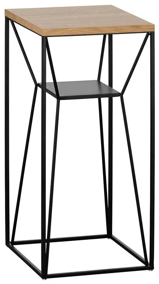 Eglo 424013 - Kisasztal OTAWARA 65,5x30,5 cm fekete/barna