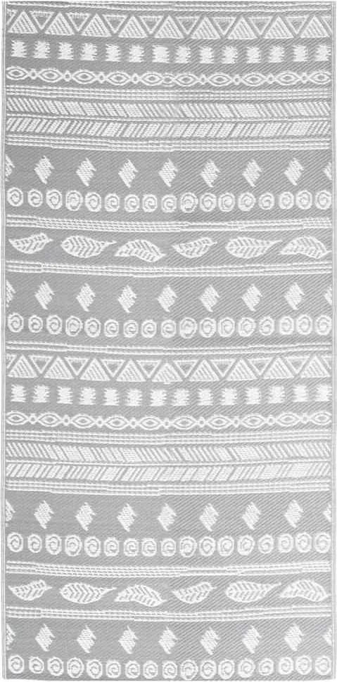 vidaXL kültéri szőnyeg ARAKIL szürke 80x150 cm PP
