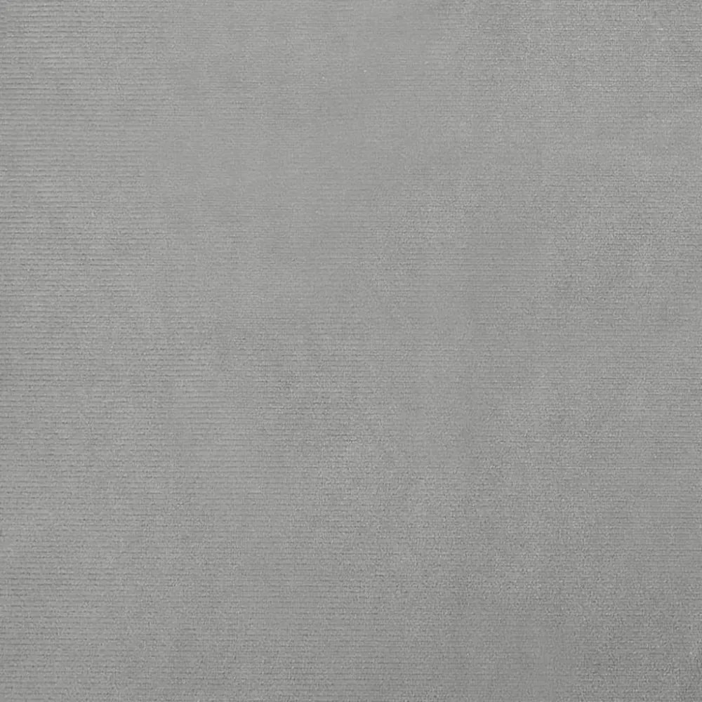 világosszürke bársony gyerekkanapé 100 x 50 x 26 cm