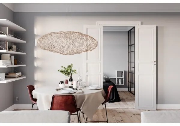 ByRydens 4201260-6501 - LED Csillár zsinóron HAYDEN LED/20W/230V arany