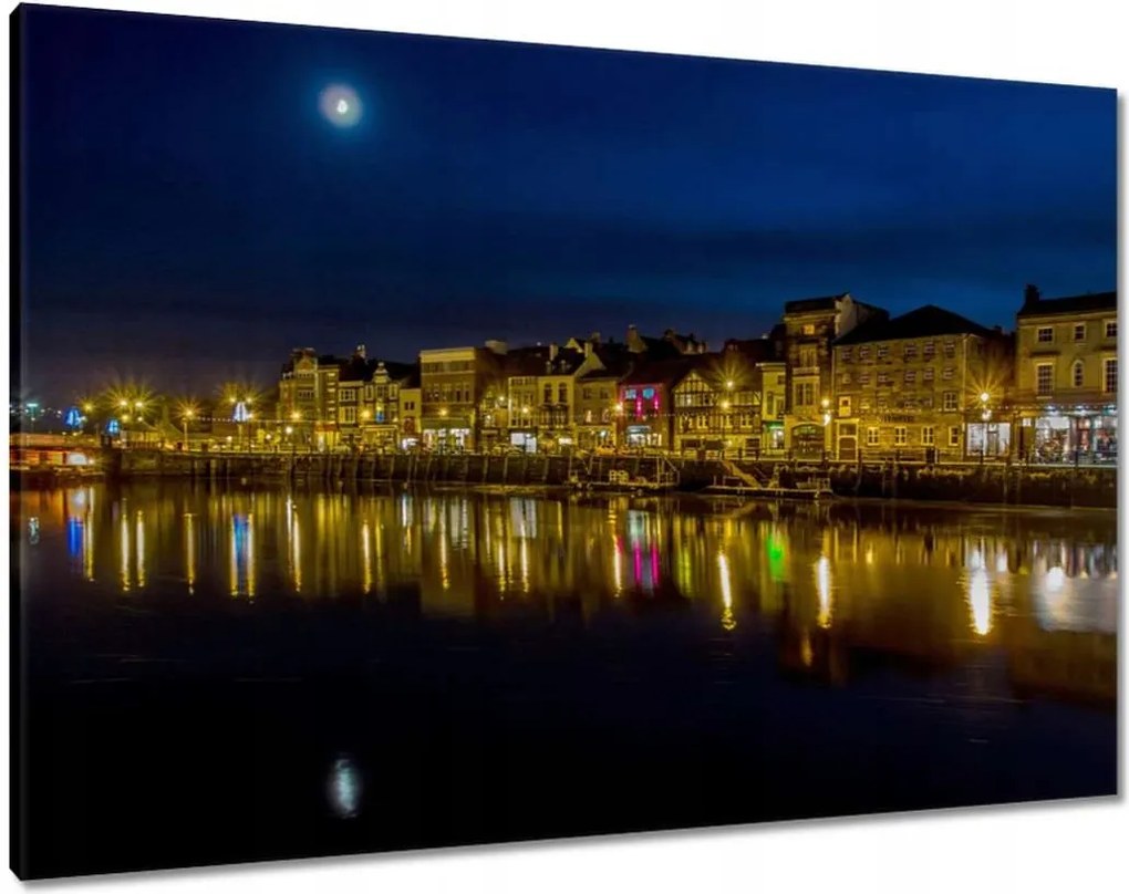 Festmények 100x70 Tengerparti város