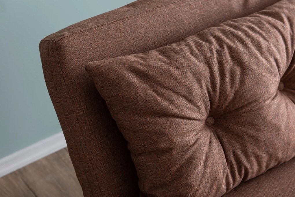 Kanapé futon Samara (világosbarna). 1073581
