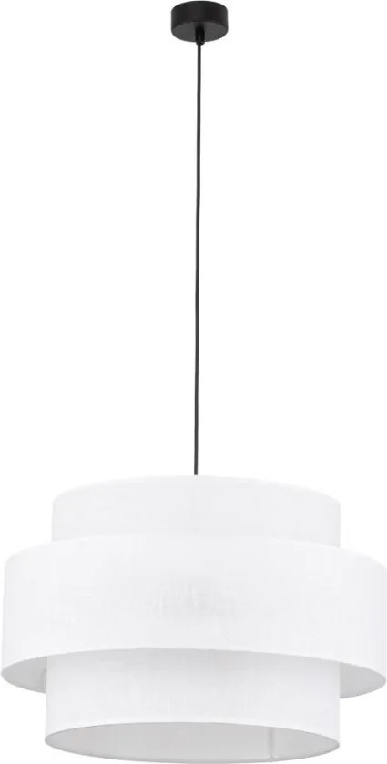 TK LIGHTING 5363 CALISTO Ernyős Függesztett Lámpa Fehér, Fekete E27 IP20