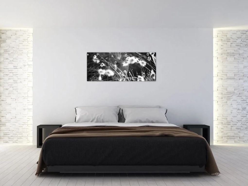 Kép - Pókháló a réten (120x50 cm)