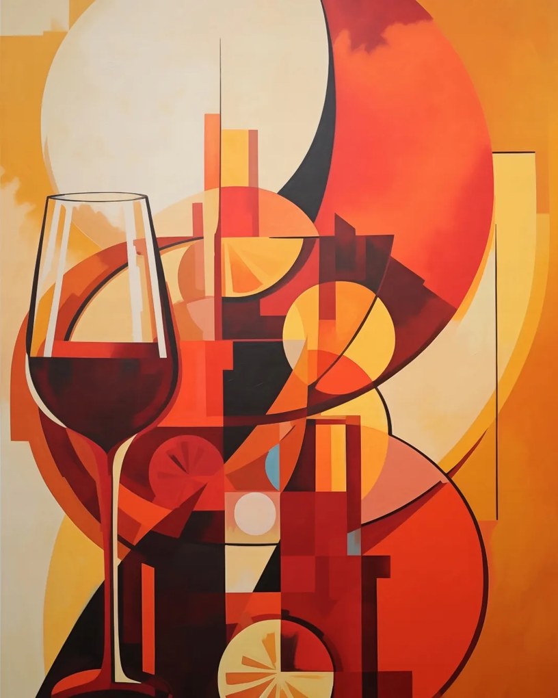 Poszter 40x50cm Esti borozás