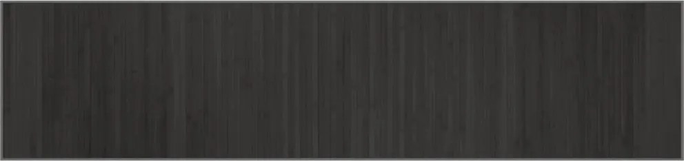 vidaXL négyszögletű szürke bambusz szőnyeg 70 x 300 cm