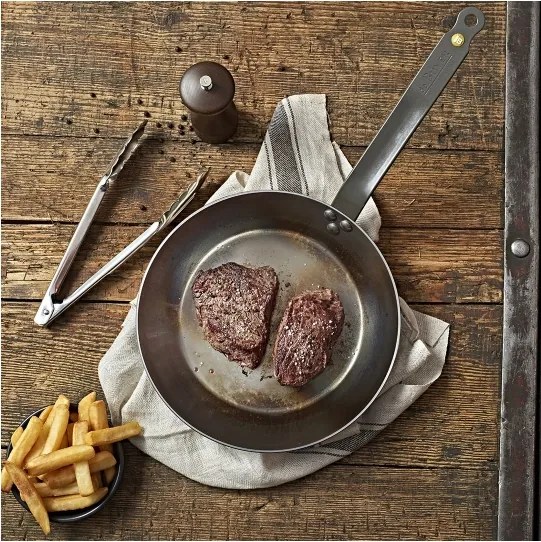 De Buyer 5610.26 - MINERAL B 26 cm acél serpenyő