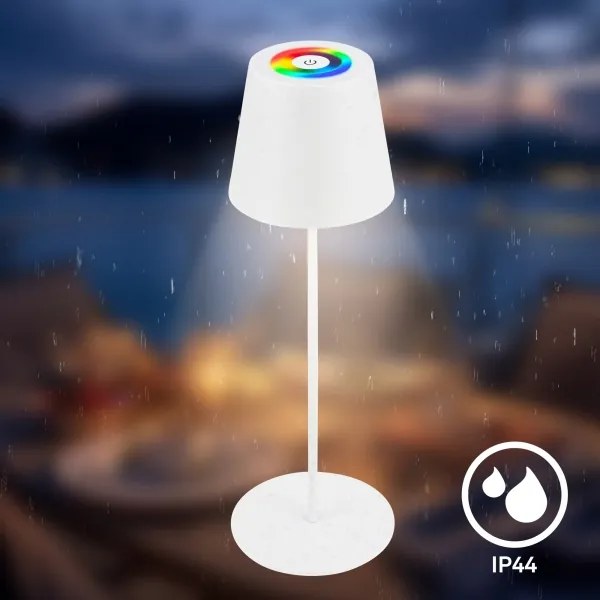 Briloner 7559016-LED RGB COLORIS asztali lámpa 3,5W/5V IP44 2000mAh Wi-Fi Tuya