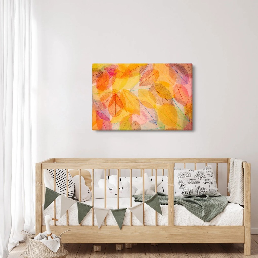 Kép - Háttér az őszi levelekből (90x60 cm)