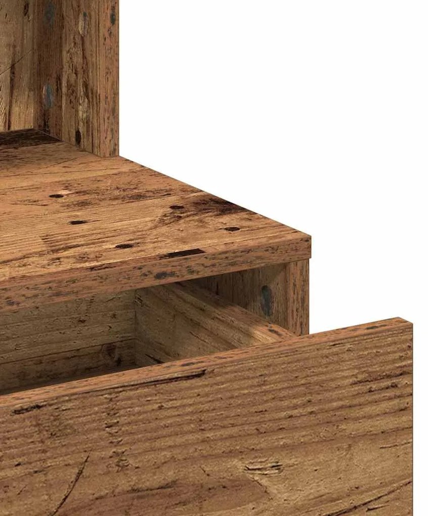 Öltözködőasztal fiókkal Régi fa 80 x 41 x 134,5 cm Faanyag
