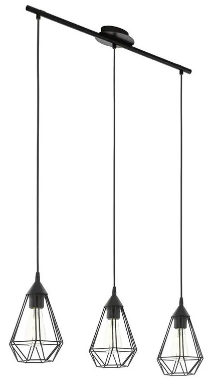 Eglo 94189 - Csillár TARBES 3xE27/60W/230V