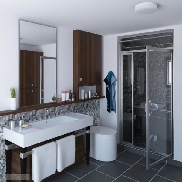 Philips 32053/31/16 - LED Mennyezeti  fürdőszobai lámpa BAUME LED/7,5W/230V IP44