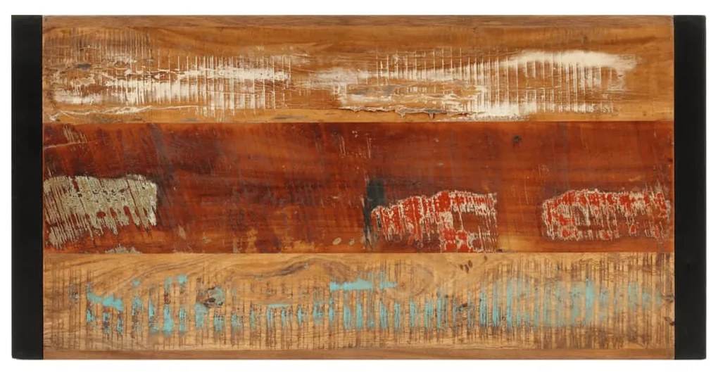 Tömör újrahasznosított fa bárasztal 110x55x110 cm