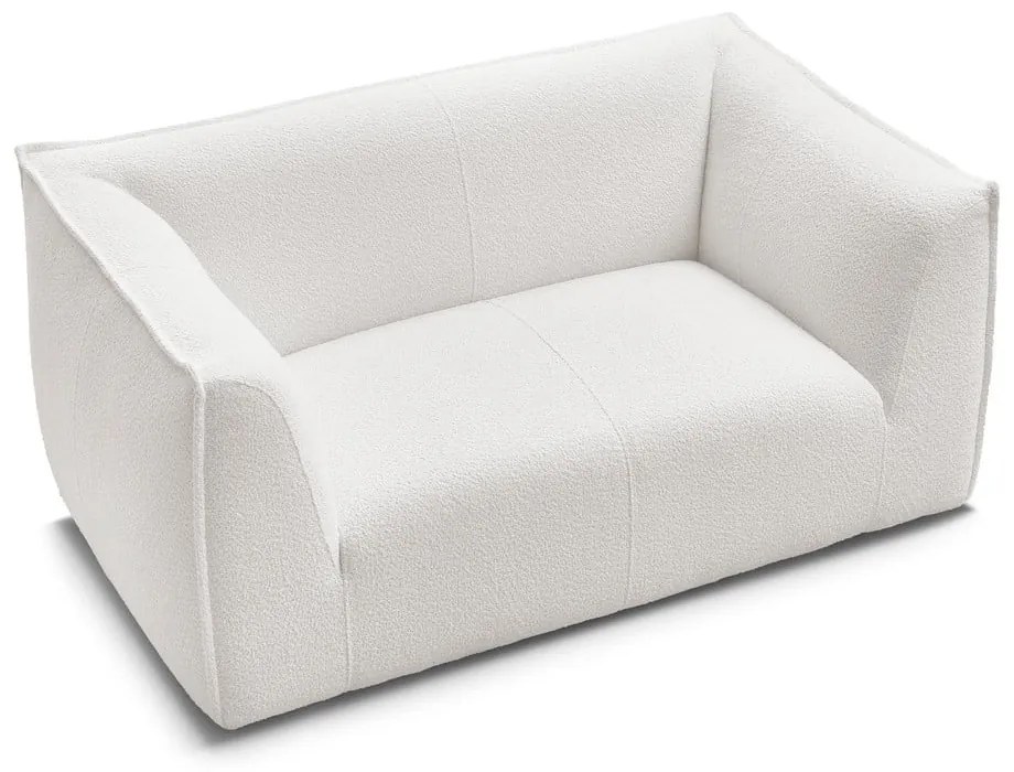 Fehér buklé kanapé 170 cm Giorgia – Bobochic Paris