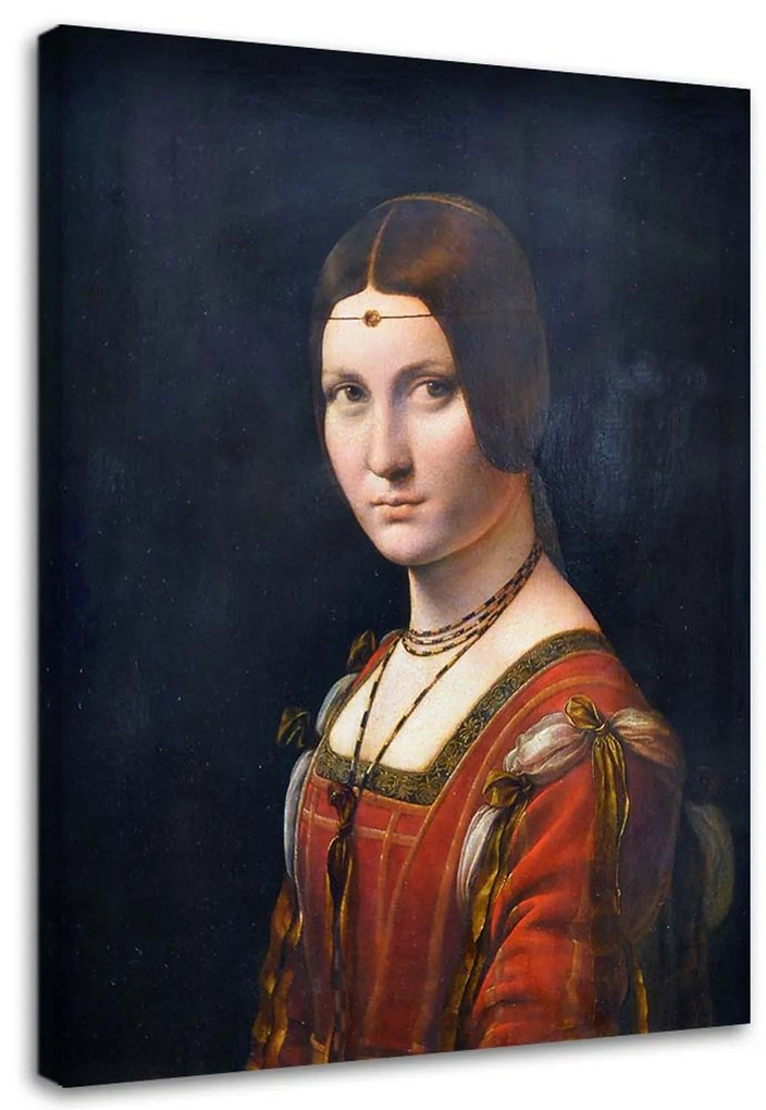 Gario Vászonkép La belle feronierre - Leonardo da Vinci, reprodukció Méret: 40 x 60 cm