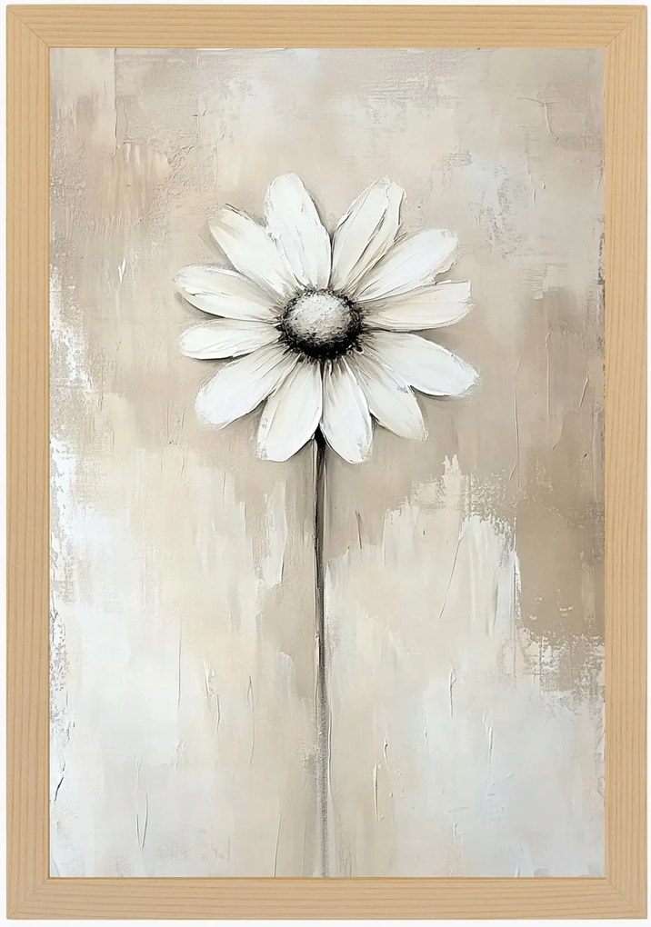 Poszter Keret Fa Természet Virág Margaréta Kert Boho Scandi 40x60