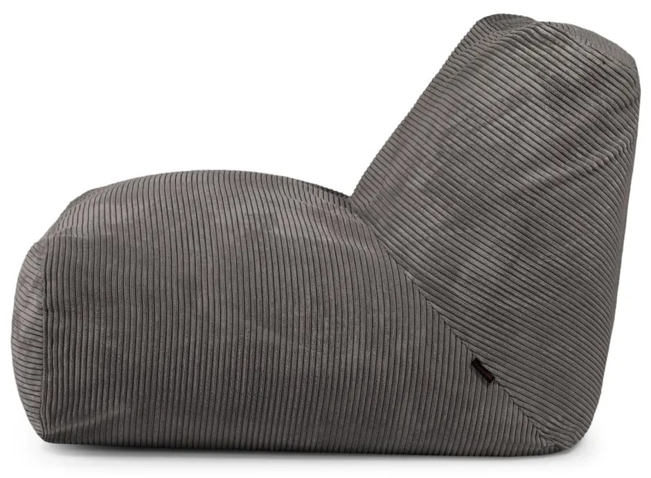 Téglavörös kordbársony babzsákfotel Tube 100 – SLOWDOWN