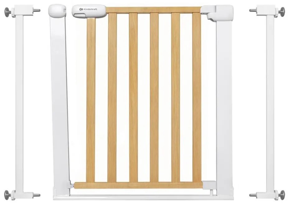 KINDERKRAFT - Biztonsági korlát LOCK&GO 75-103 cm fenyő