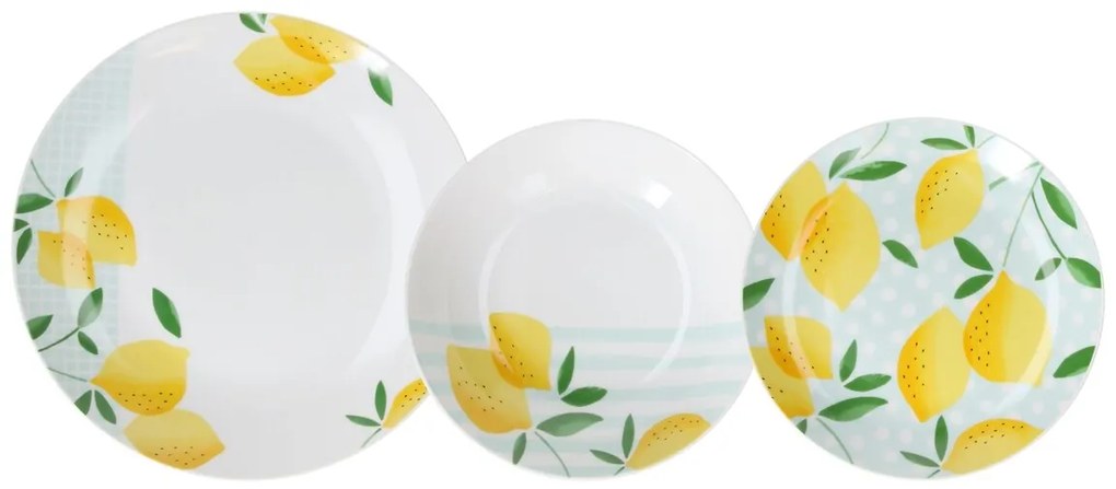 Tognana 18 darabos Étkészlet, Madison Panarea, porcelán, színes