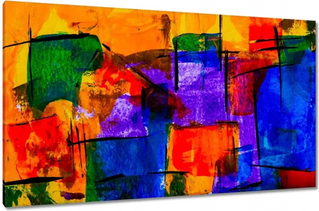 Festmények 120x70 Absztrakt Hálózat