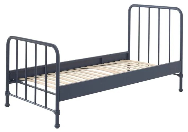 Sötétkék fém gyerekágy 90x200 cm BRONXX – Vipack