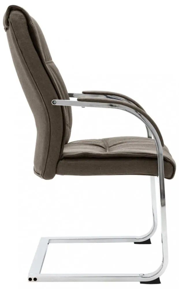 Tópszínű konzolos szövet irodaszék