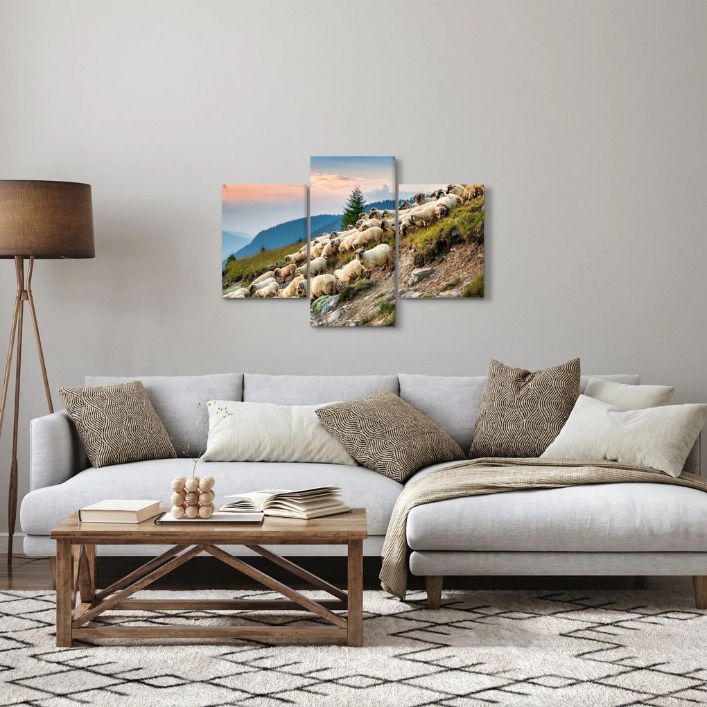 Kép - Egy nyáj birka (90x60 cm)