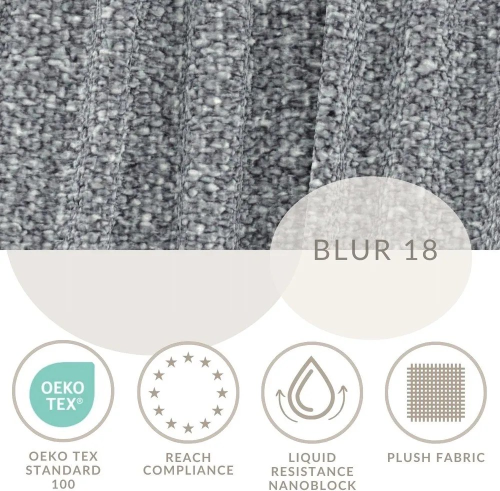 Szürke kárpitozott ágyneműtartós franciaágy ágyráccsal 140x200 cm Maumere – Maison de Rêve