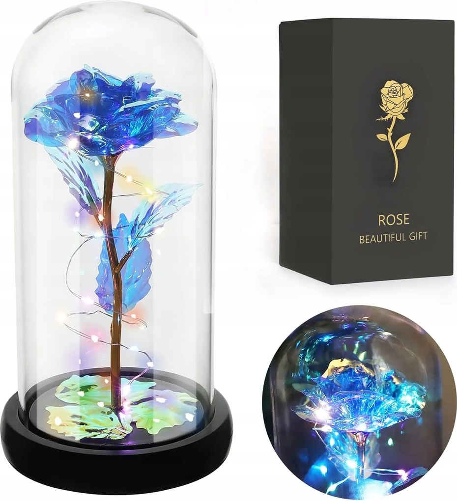Örök Rózsa Világító Led Lámpa Ajándék Neki Anyák Napjára Feleség