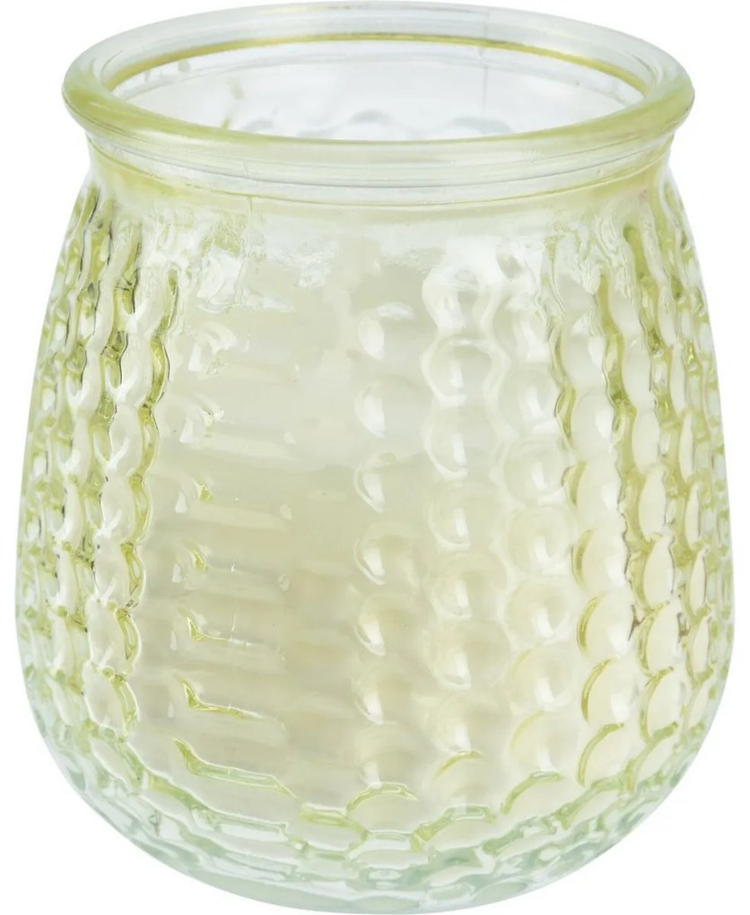 Citronella repellens gyertya, sárga, 160 g, 10 x 10 cm