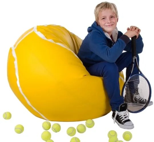 Babzsák Tenis XXL (sárga + fehér). Akció -14%. 1054540