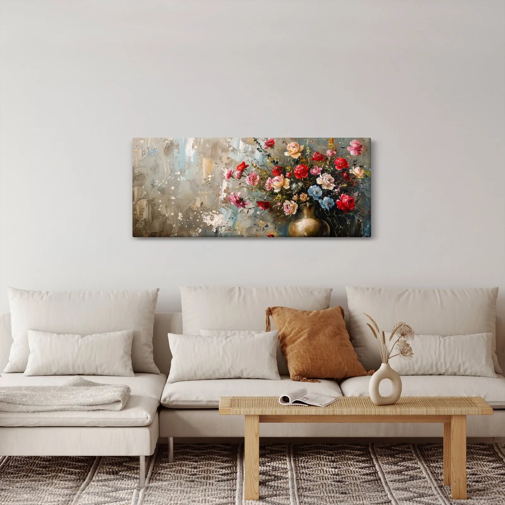 Kép - Virágváza (120x50 cm)