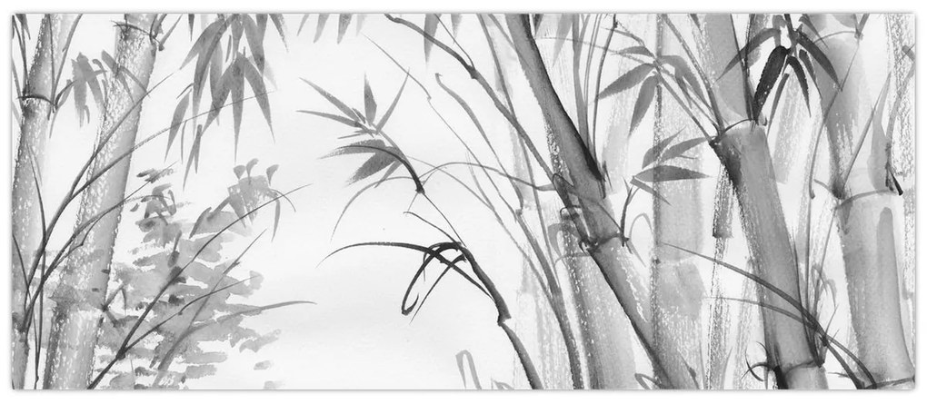 Kép - Bambusz erdő (120x50 cm)
