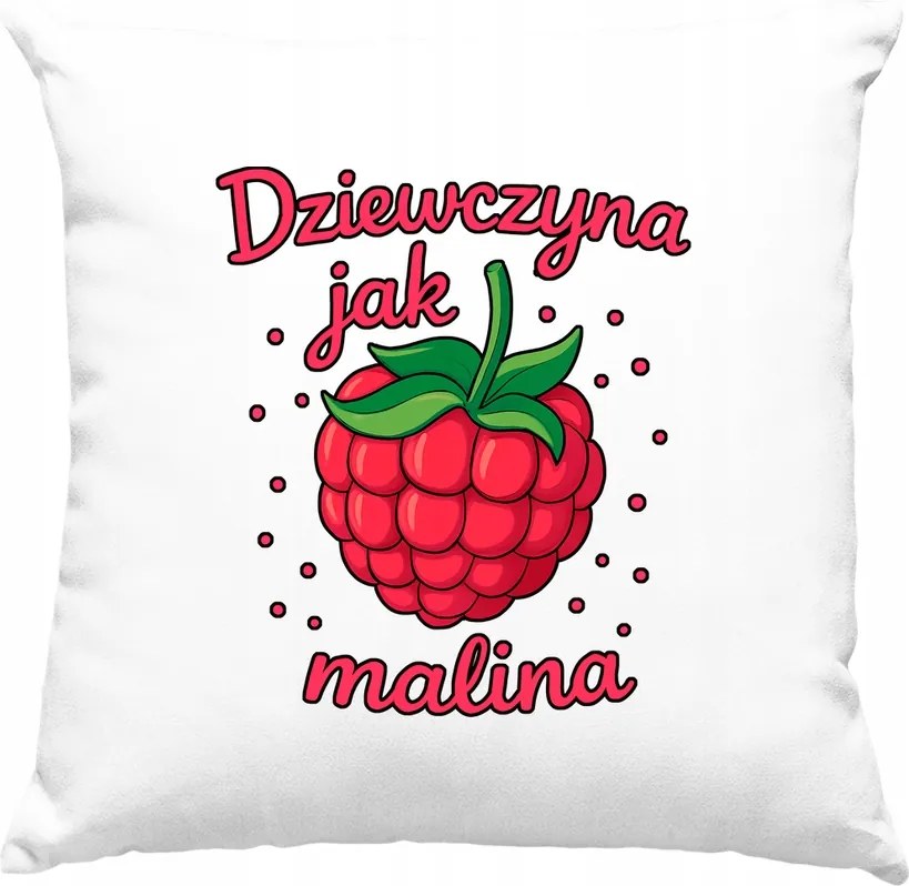 Párna Lány, mint a málna Fehér