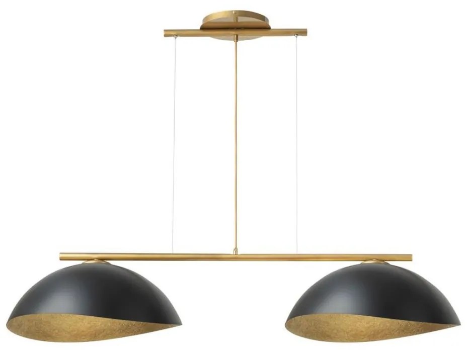 SOLAR függeszték 2xE27/60W/230V arany színben