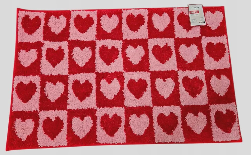 Fürdőszobaszőnyeg Smukee Home 50x80 cm rózsaszín csúszásgátló Oeko-tex