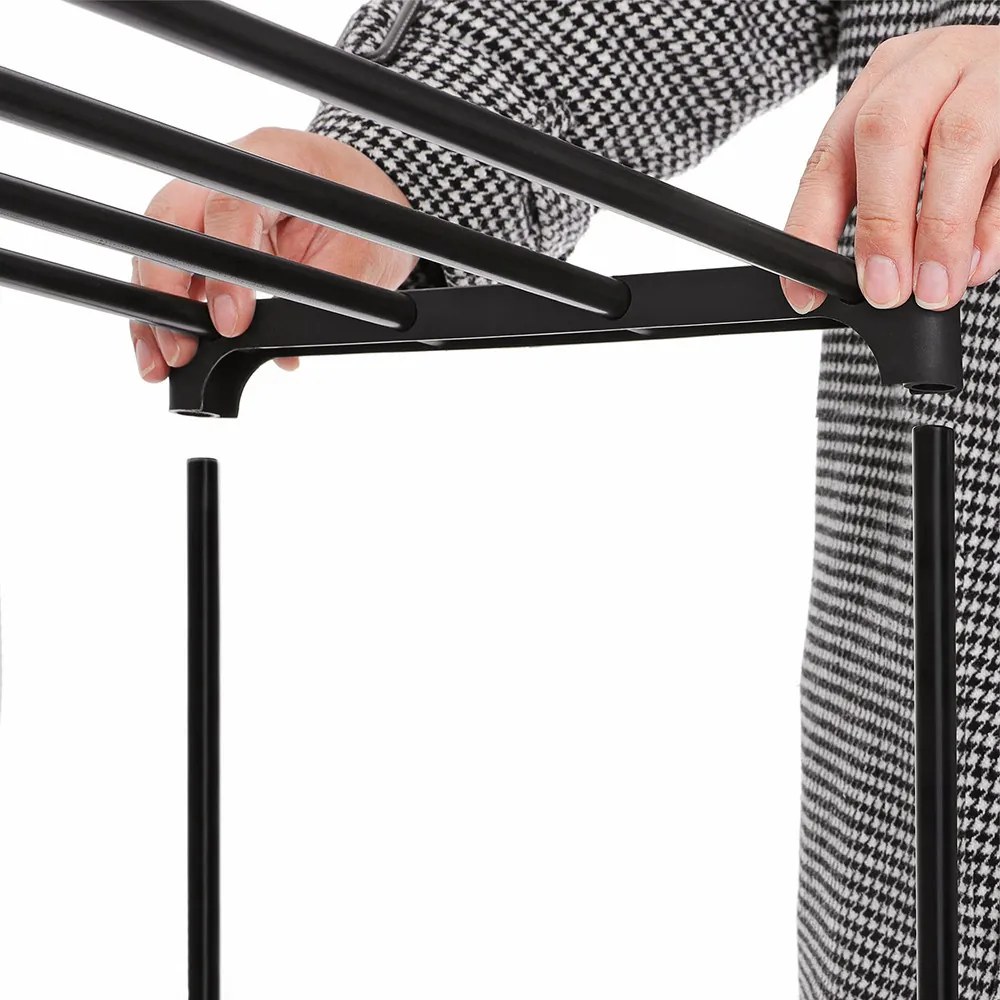 3 szintes fém cipőtartó 92x30x55cm