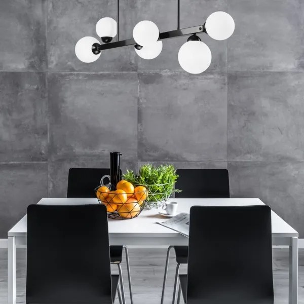 Csillár ASTRO 6xG9/5W/230V fekete