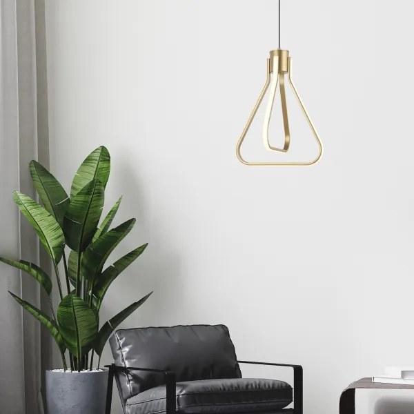 LED kábeles csillár ZING LED/19W/230V aranyszínű