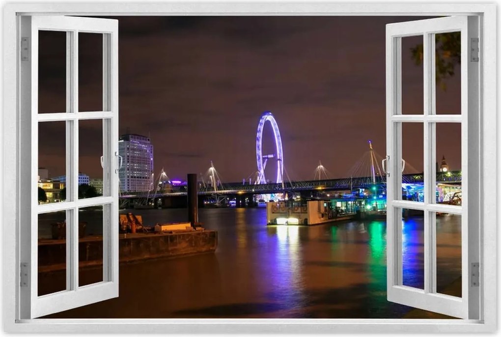Poszterek 90x60 Lila London Eye