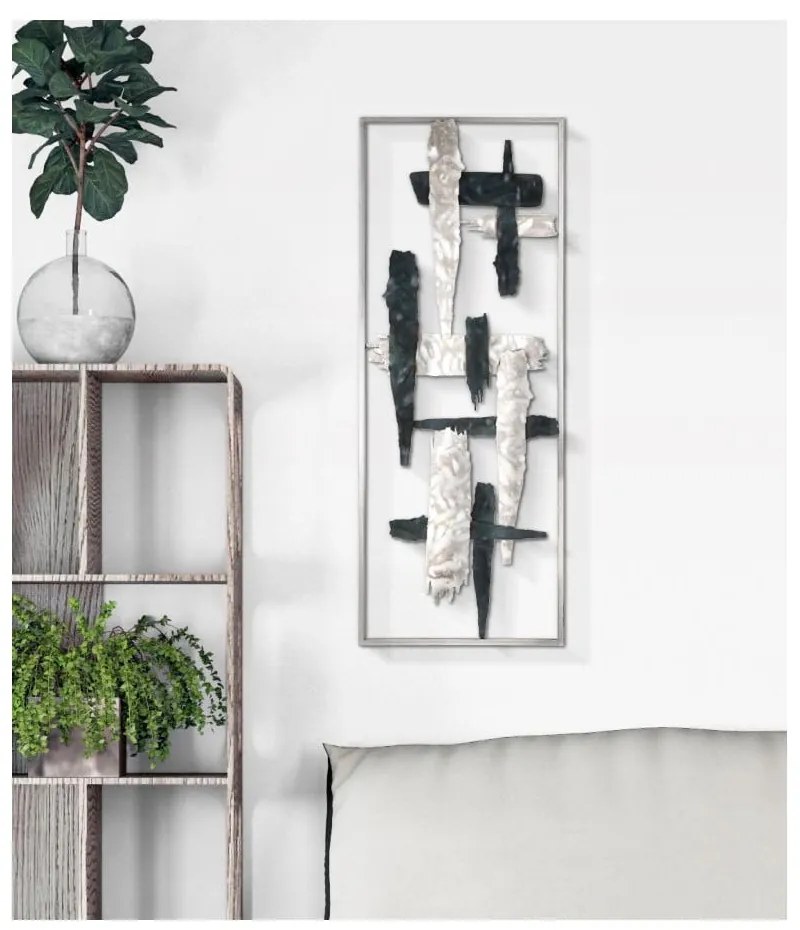 Fém fali dekoráció 29x74 cm New Art – Mauro Ferretti