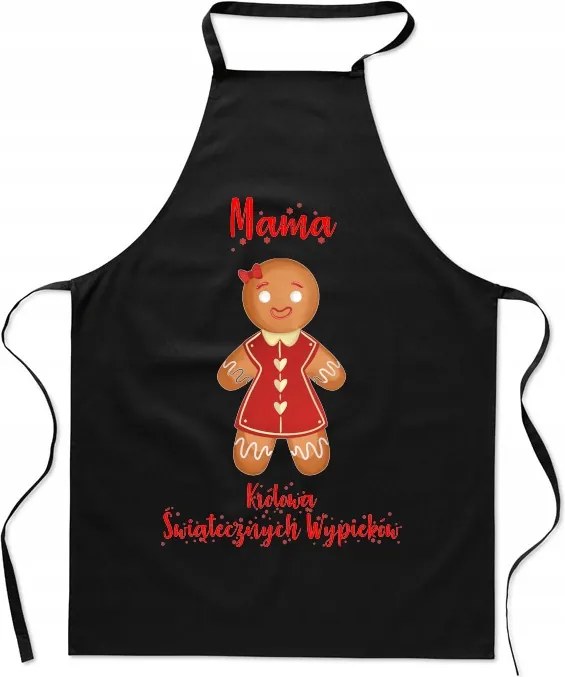 Karácsonyi konyhai kötény Anya a karácsonyi sütemények királynője