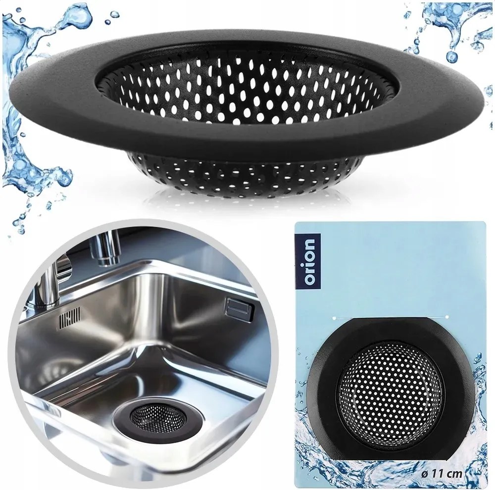 Konyhai Mosogató Szűrő Acél Fém Mosogató Szűrő