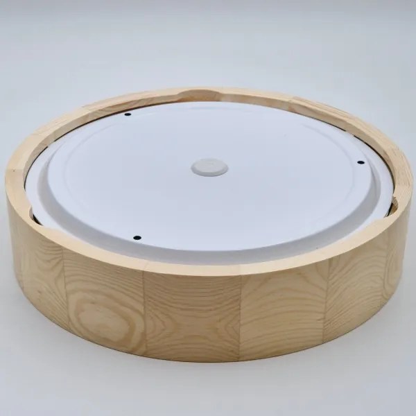 Fürdőszobai mennyezeti lámpa NATURAL 3xE27/15W/230V IP54 fenyő 37 cm