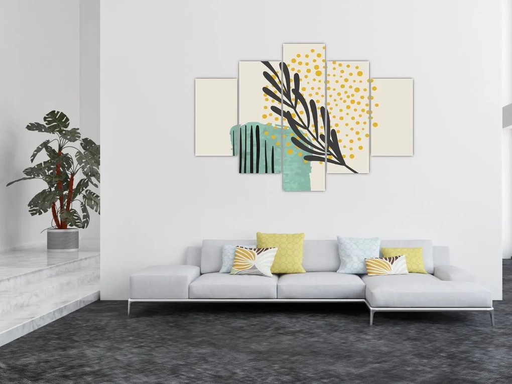 Kép - Absztrakt lapok N⁰3 (150x105 cm)