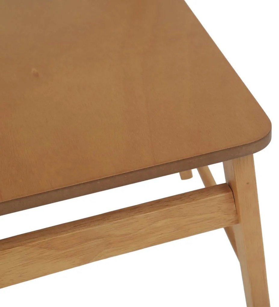 Étkezőszék 2 pcs Természetes Tömör fa