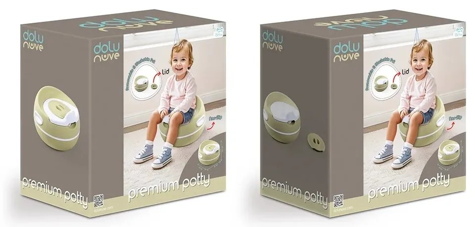 Dolu Baby bili Premium, világoszöld , 19,5 x 34,5x 33,5 cm