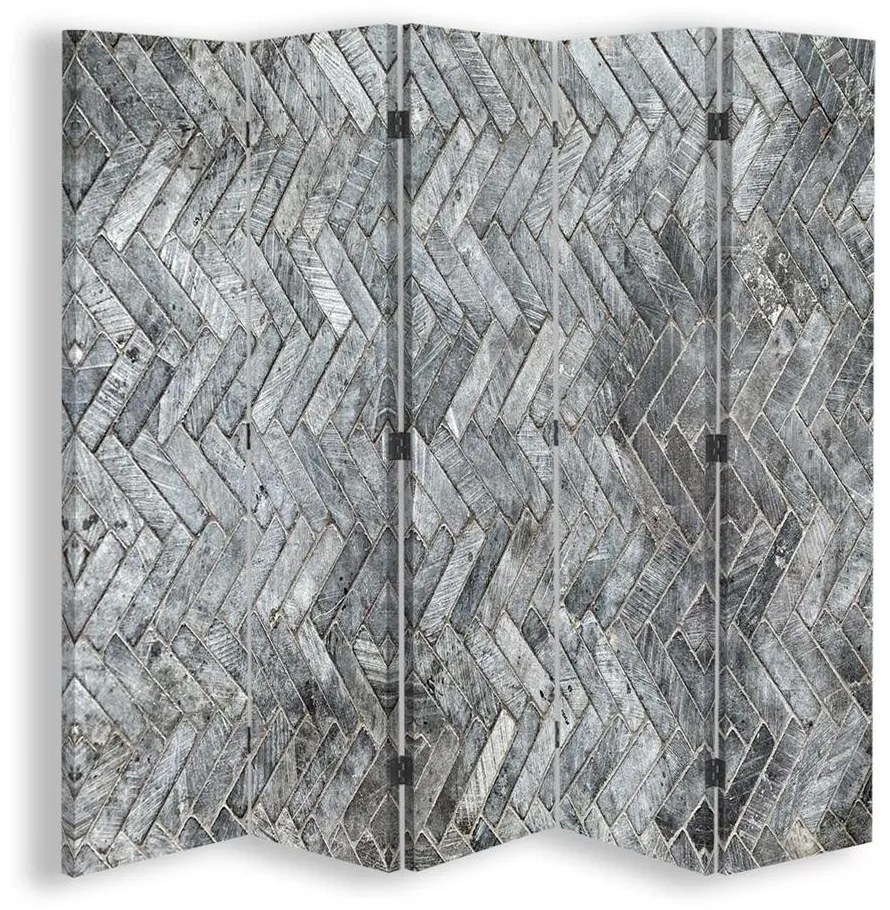 Gario Paraván Mintás szürke Méret: 180 x 170 cm, Kivitelezés: Klasszikus paraván