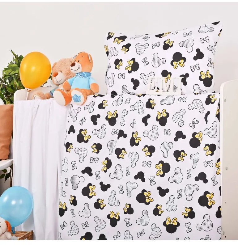 EMI Mouse gyermek ágyneműhuzat, Gyerekgarnitúra 90x130 + 45x65