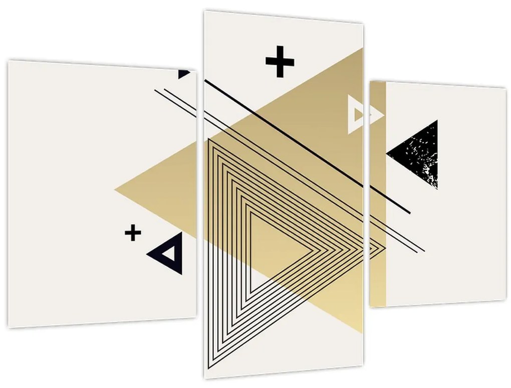 Kép - Geometriai formák N⁰4 (90x60 cm)